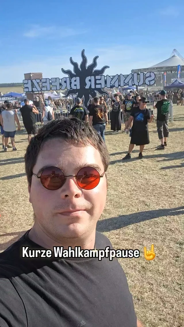 Kurze Wahlkampf Pause🤘
Summerbreeze 2026

#spd statt #afd #sachsenanhalt #Heimat #peopleofsummerbreeze